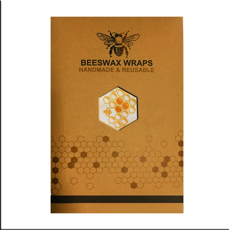 Eco Friendly Reusable Organic Beeswax Food Wraps