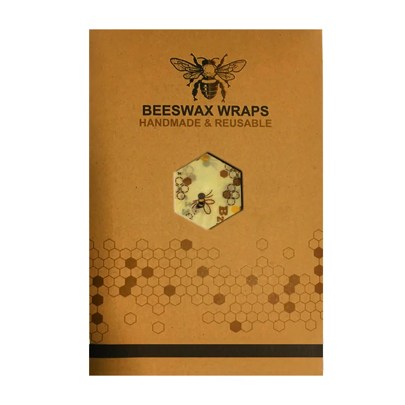 Eco Friendly Reusable Organic Beeswax Food Wraps