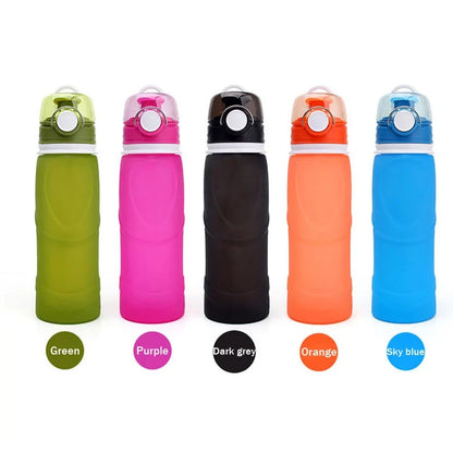 Eco-Friendly Reusable Silicone Water Bottle