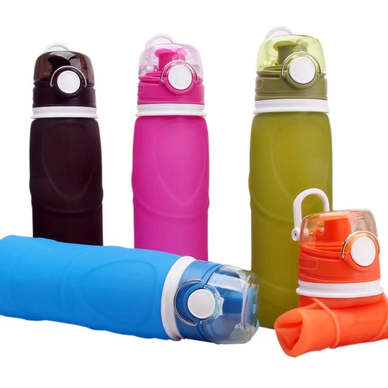 Eco-Friendly Reusable Silicone Water Bottle