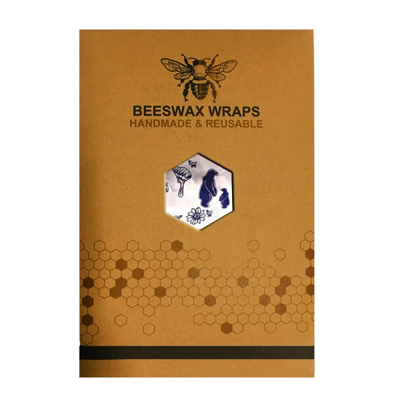 Eco Friendly Reusable Organic Beeswax Food Wraps